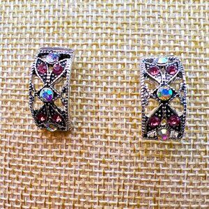 I.N.C.  Vintage-Style Half Hoop Earrings  NWT